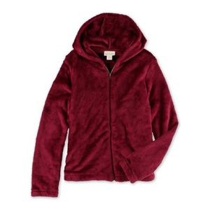 Fuzzy Furry sweatshirt jacket